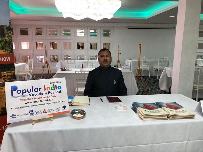 India Karni at an international tourism fair