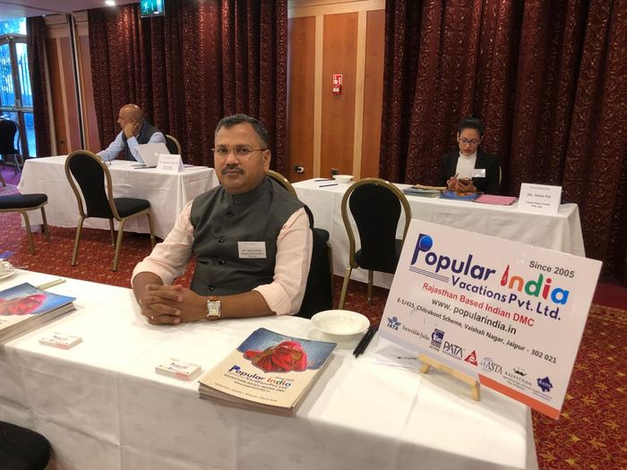 India Karni at an international tourism fair