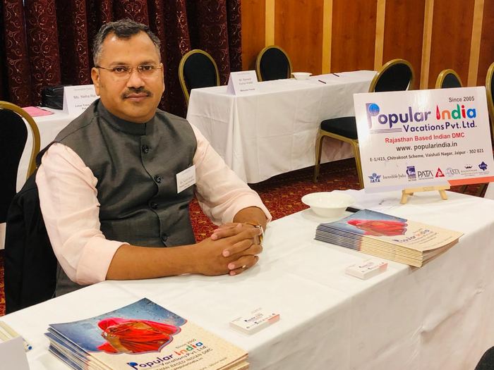 India Karni at an international tourism fair