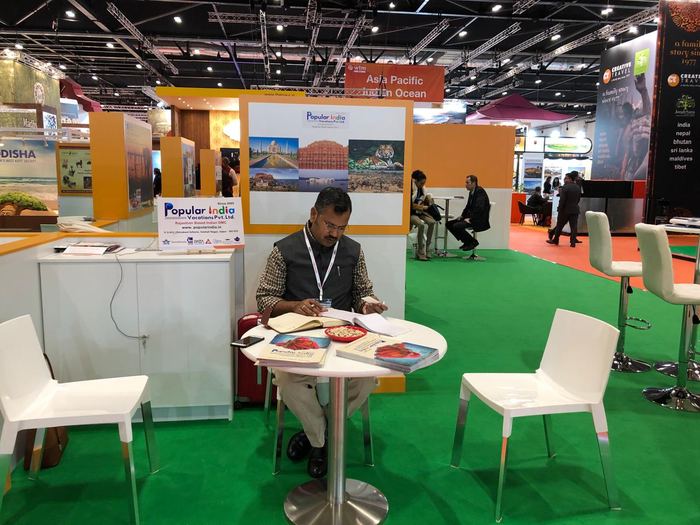 India Karni at an international tourism fair