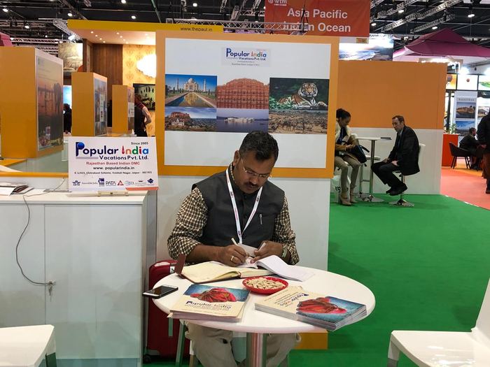 India Karni at an international tourism fair