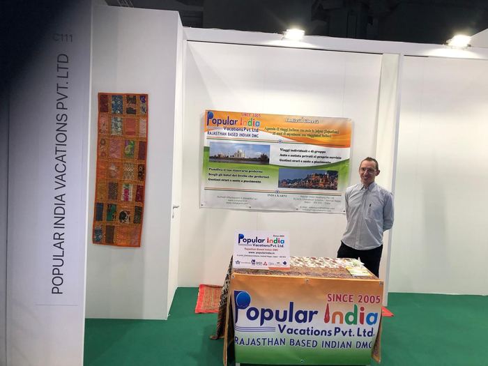 India Karni at an international tourism fair
