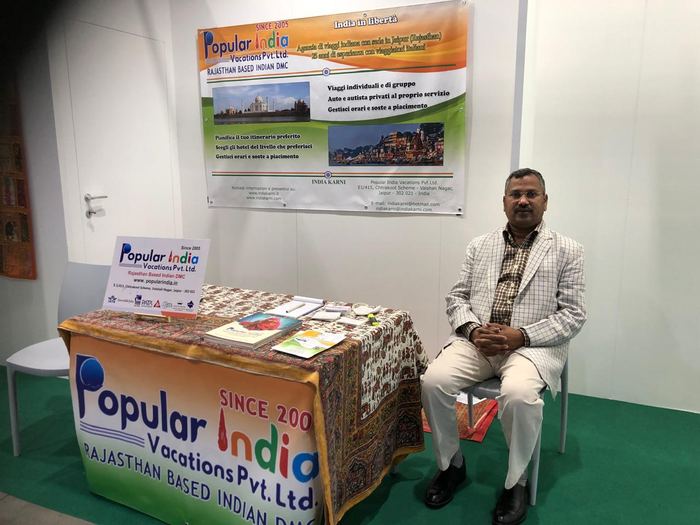 India Karni at an international tourism fair
