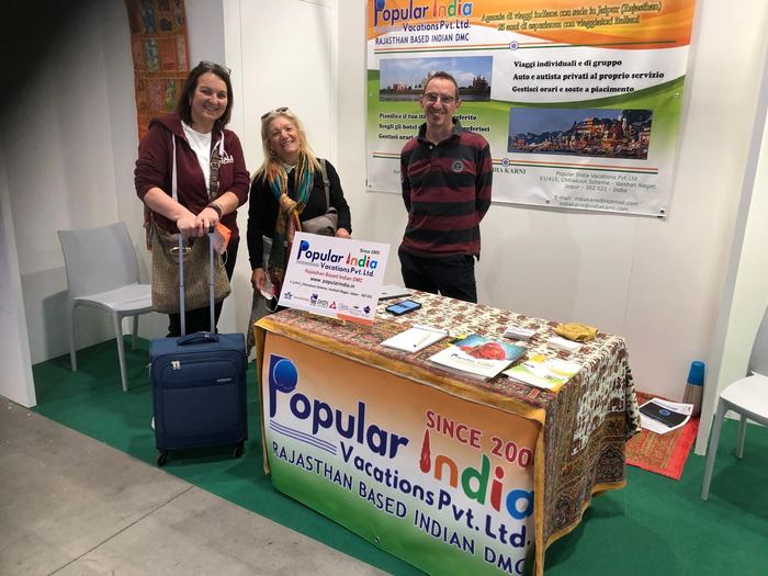 India Karni at an international tourism fair