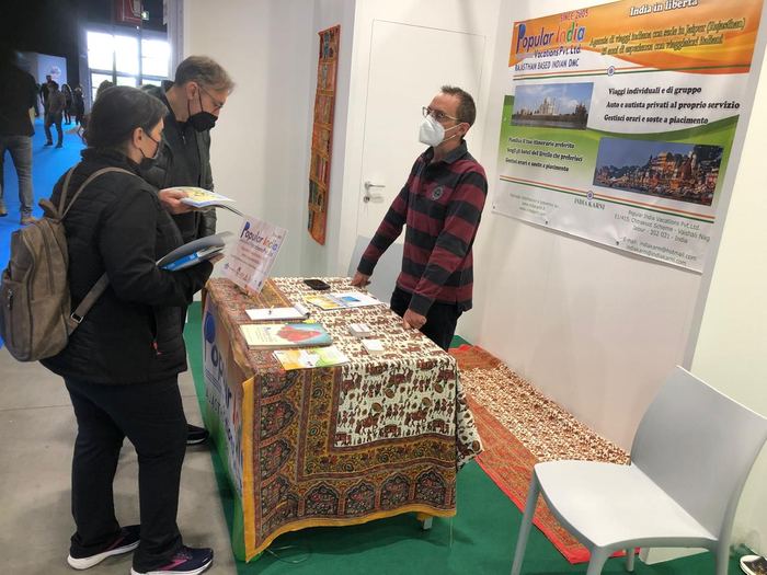 India Karni at an international tourism fair
