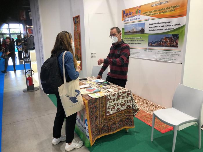 India Karni at an international tourism fair