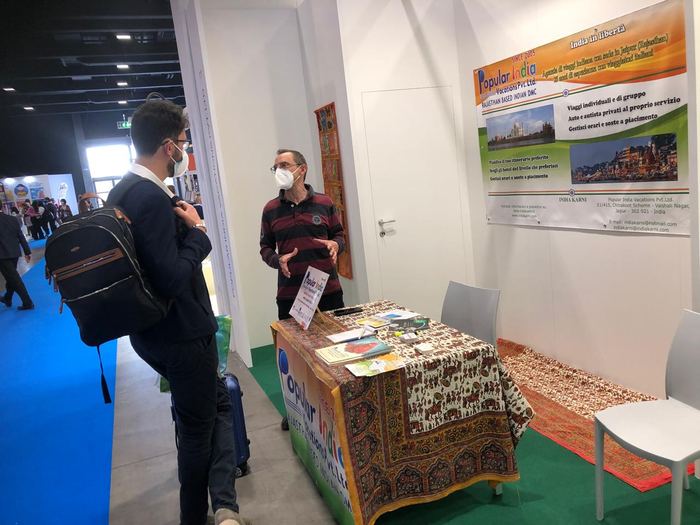 India Karni at an international tourism fair