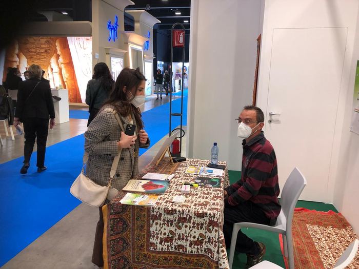 India Karni at an international tourism fair
