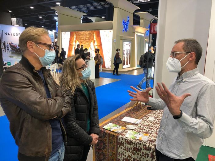 India Karni at an international tourism fair