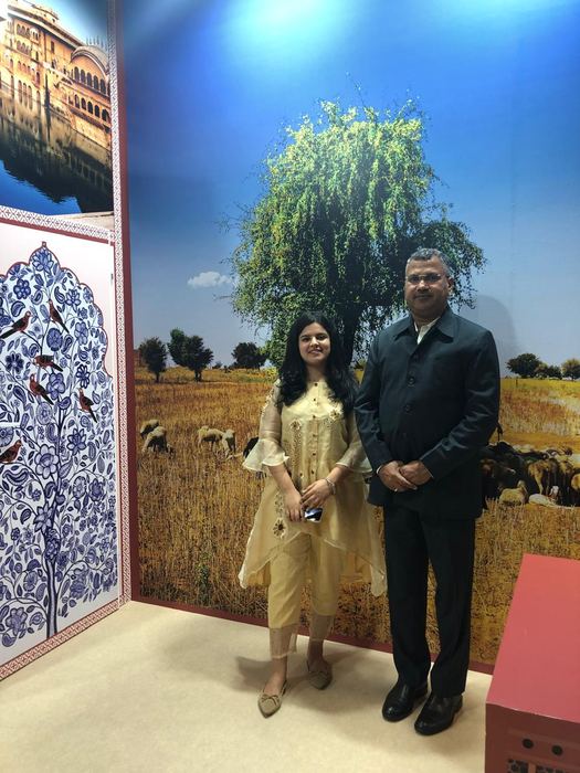 India Karni at an international tourism fair