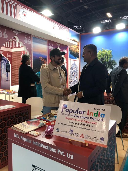 India Karni at an international tourism fair