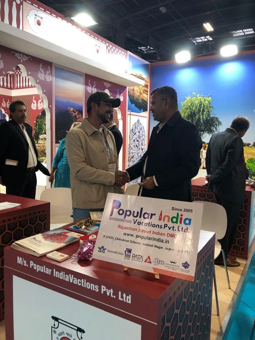 India Karni at an international tourism fair
