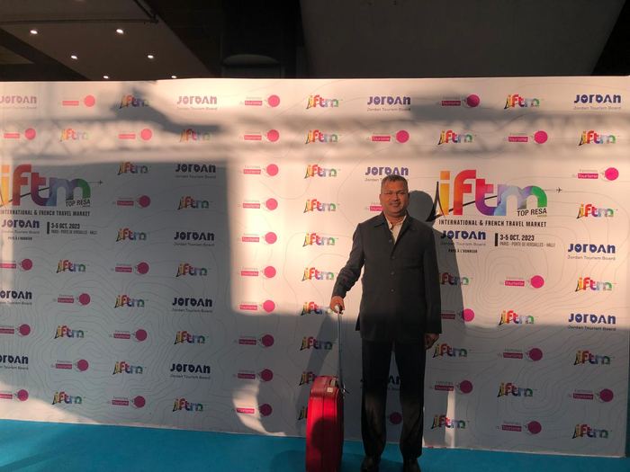 India Karni at an international tourism fair