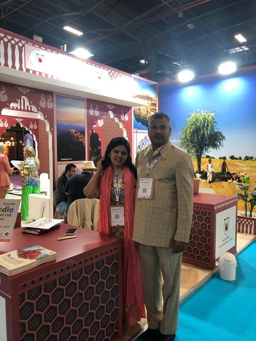 India Karni at an international tourism fair