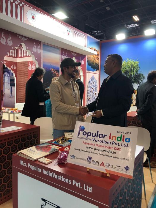 India Karni at an international tourism fair