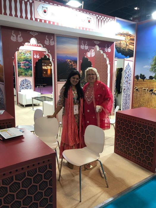 India Karni at an international tourism fair