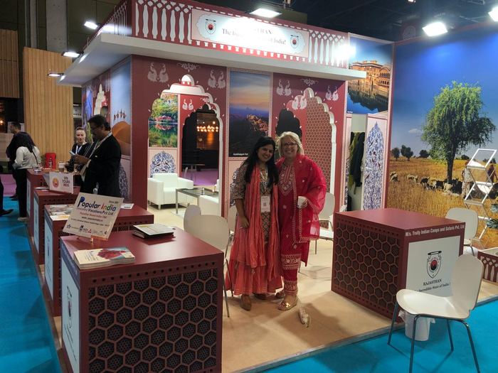 India Karni at an international tourism fair