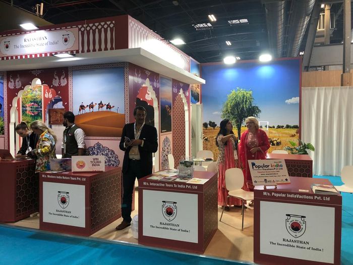 India Karni at an international tourism fair