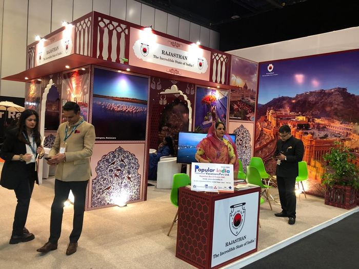 India Karni at an international tourism fair