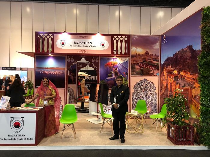 India Karni at an international tourism fair
