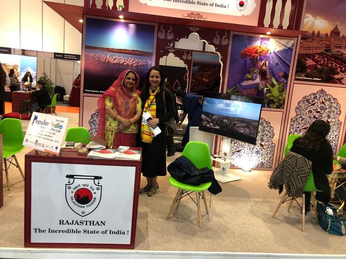 India Karni at an international tourism fair