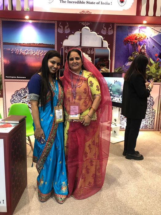 India Karni at an international tourism fair