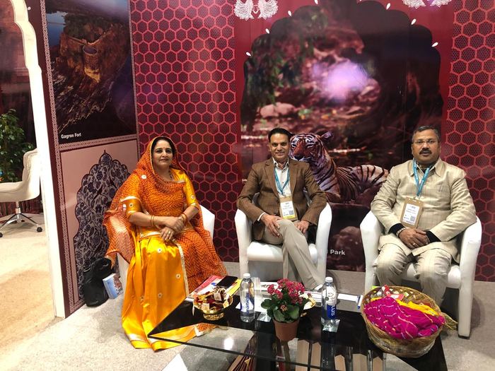 India Karni at an international tourism fair