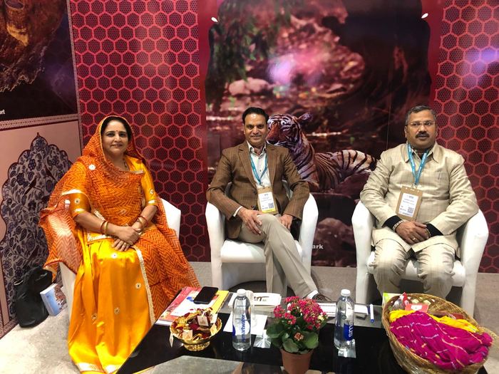 India Karni at an international tourism fair