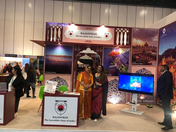 India Karni at an international tourism fair
