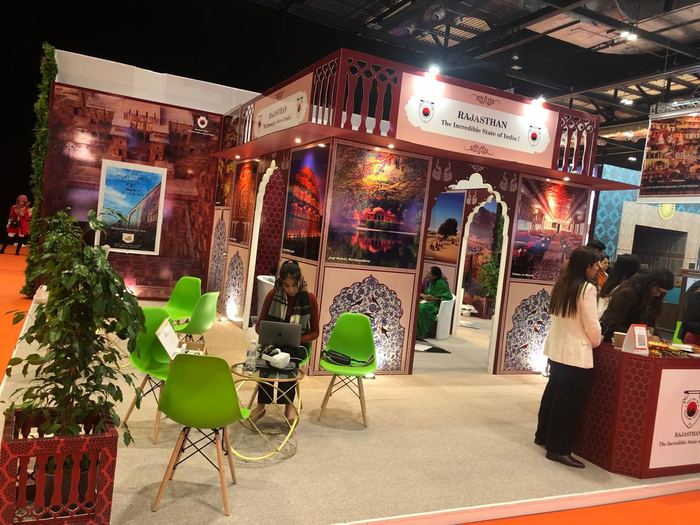 India Karni at an international tourism fair