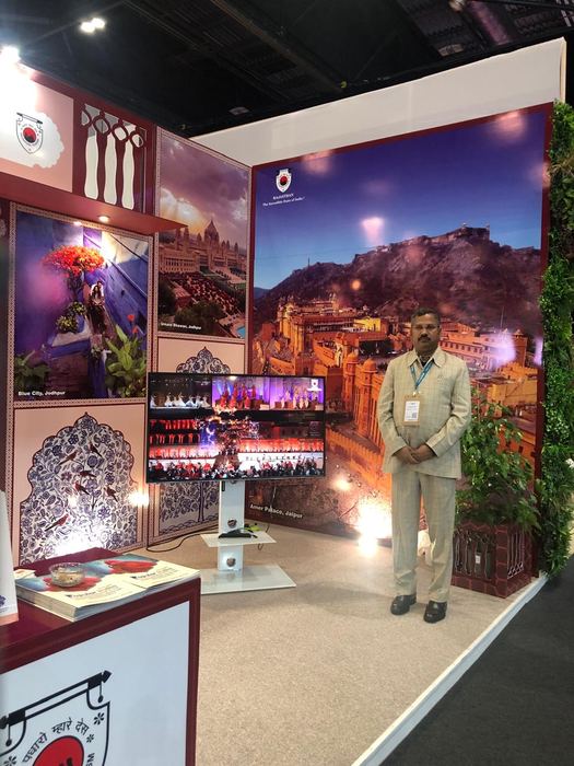 India Karni at an international tourism fair
