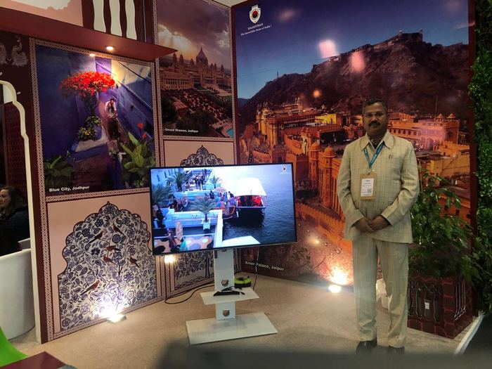 India Karni at an international tourism fair