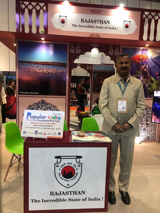 India Karni at an international tourism fair