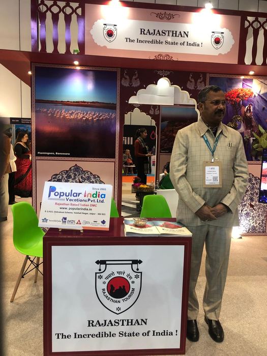 India Karni at an international tourism fair