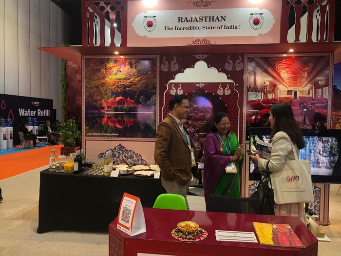India Karni at an international tourism fair