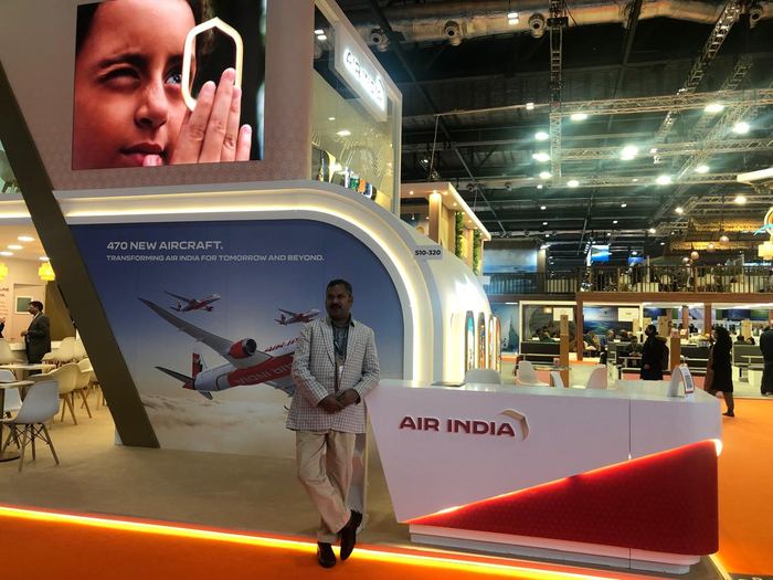 India Karni at an international tourism fair
