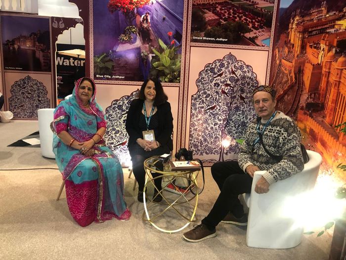 India Karni at an international tourism fair
