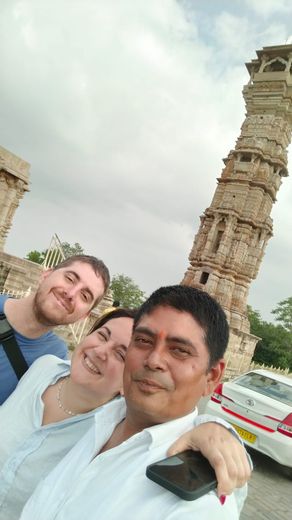A selfie with Anand at Chittorgarh Fort