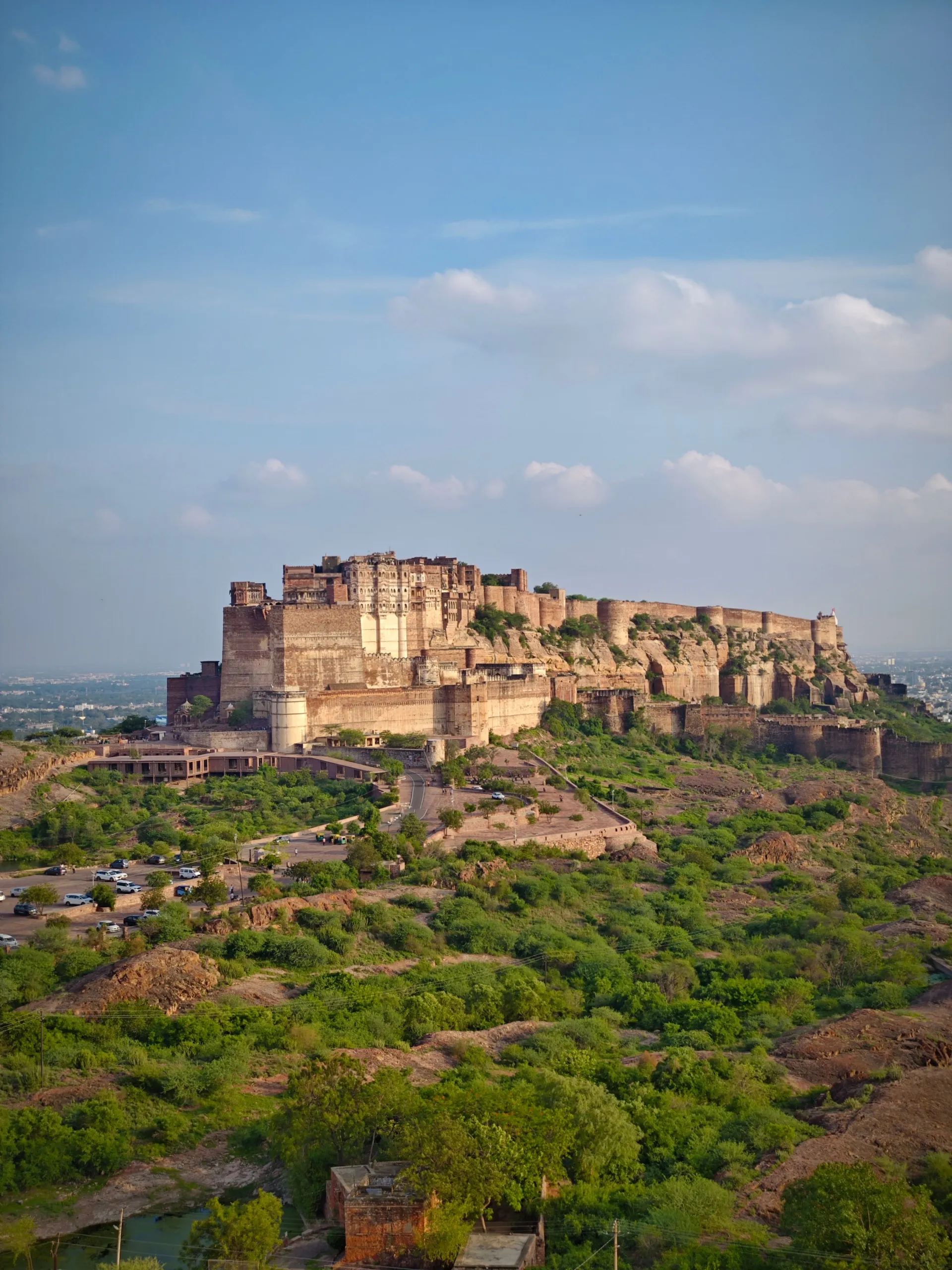 Farewell to Udaipur, as you head towards the Blue City via Kumbhalgarh and Ranakpur